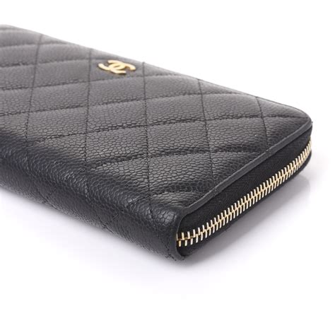 chanel zippy wallet price|chanel large zip around wallet.